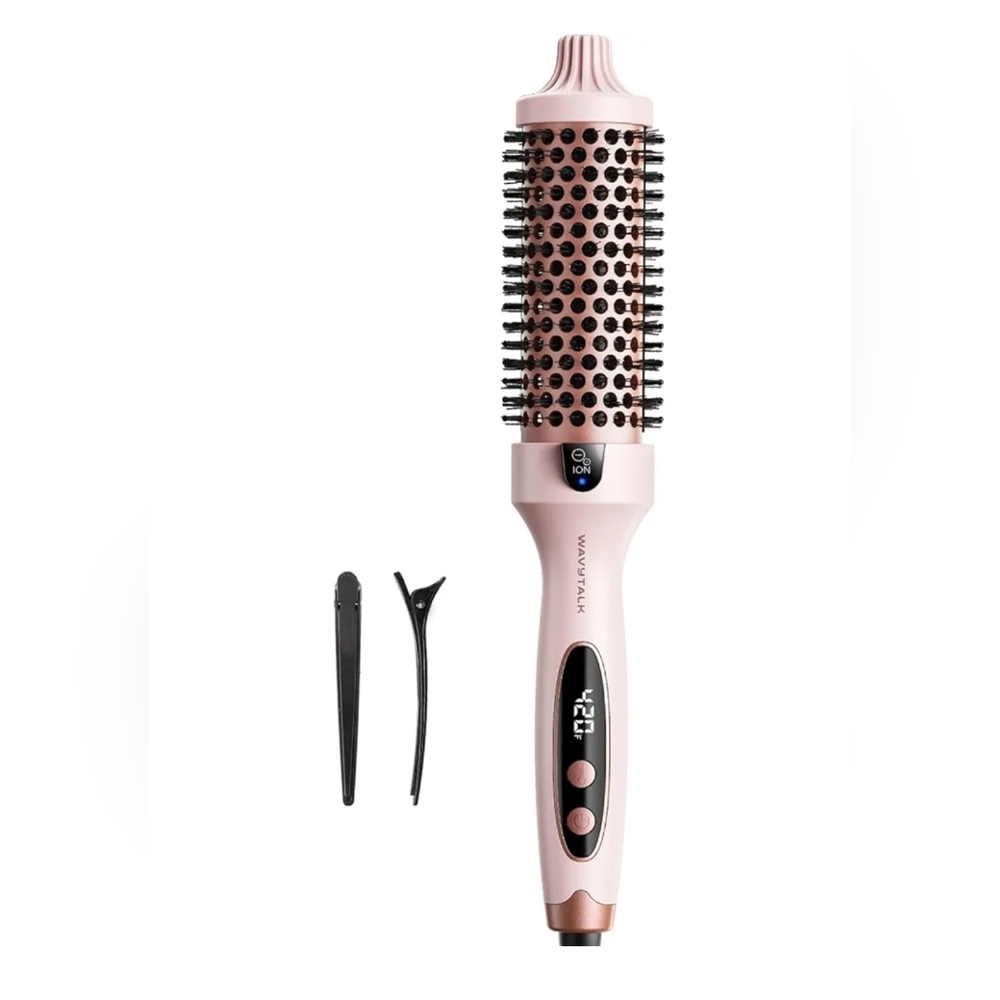 Pink and Black Thermal Hair Styling Tool